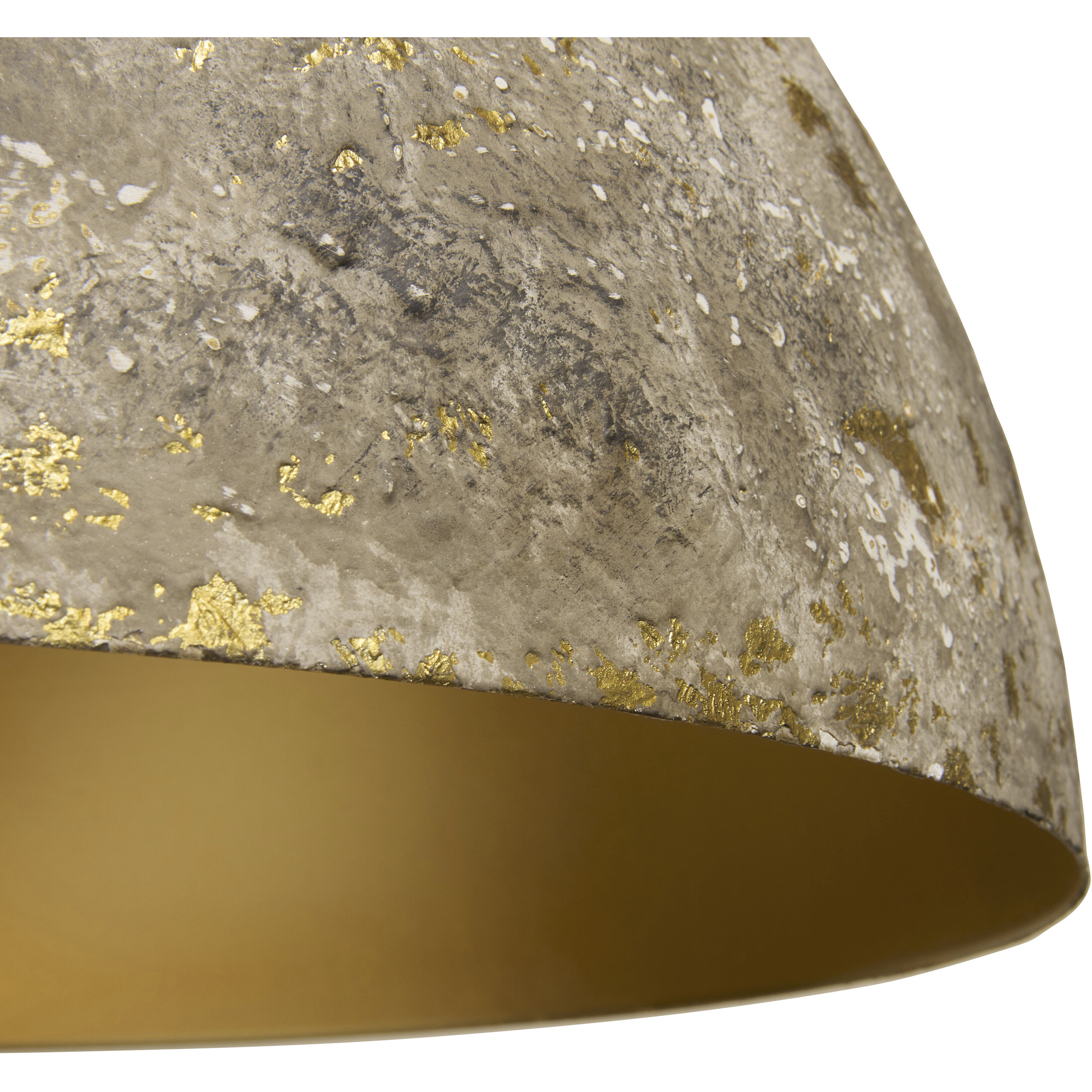 Tara LED Antique Gold / White Grey Pendant Ceiling Light
